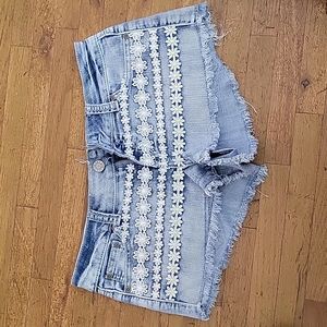 Rue 21 cut off Shorts. Size 3/4